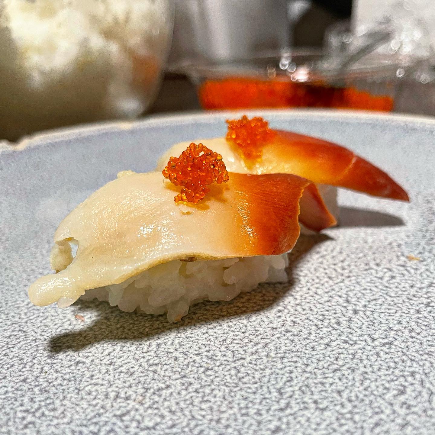 First omakase (homemade) · Boston